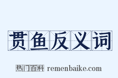 贯鱼反义词是什么意思的图片